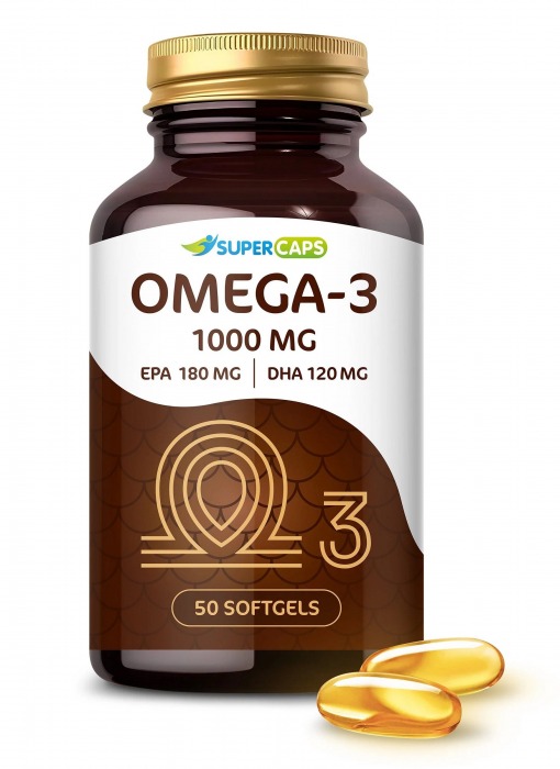 Пищевая добавка SuperCaps OMEGA-3 - 50 капсул (1000 мг) - SuperCaps - купить с доставкой в Магнитогорске
