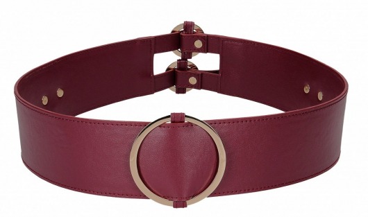 Бордовый ремень Halo Waist Belt - размер L-XL - Shots Media BV - купить с доставкой в Магнитогорске