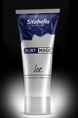 Силиконовая гель-смазка FLIRT MAGIC Ice с лёгким пролонгирующим эффектом - 75 мл. - Sitabella - купить с доставкой в Магнитогорске