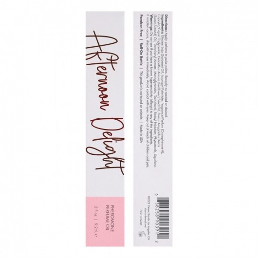 Масло с феромонами CG Afternoon Delight с тропическим цветочным ароматом - 9,2 мл. -  - Магазин феромонов в Магнитогорске