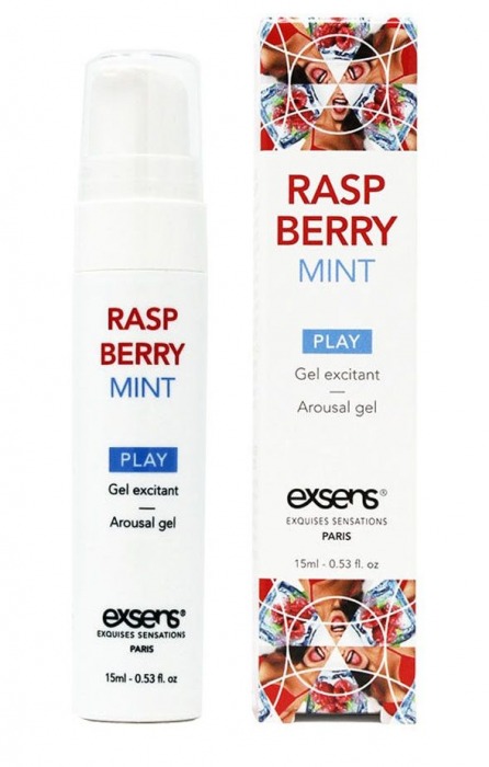 Возбуждающий гель Raspberry Mint с ароматом малины и мяты - 15 мл. - Exsens - купить с доставкой в Магнитогорске