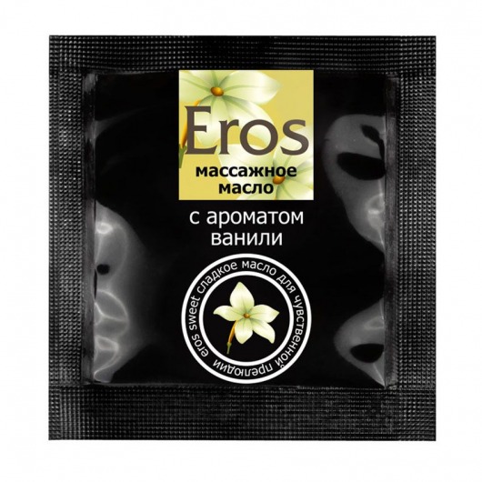 Саше массажного масла Eros sweet c ароматом ванили - 4 гр. - Биоритм - купить с доставкой в Магнитогорске