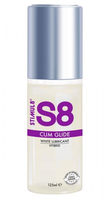 Гибридный лубрикант S8 Hybrid Cum Glide с консистенцией спермы - 125 мл. - Stimul8 - купить с доставкой в Магнитогорске