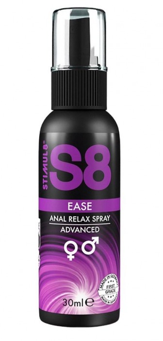 Расслабляющий анальный спрей S8 Ease Anal Relax Spray - 30 мл. - Stimul8 - купить с доставкой в Магнитогорске