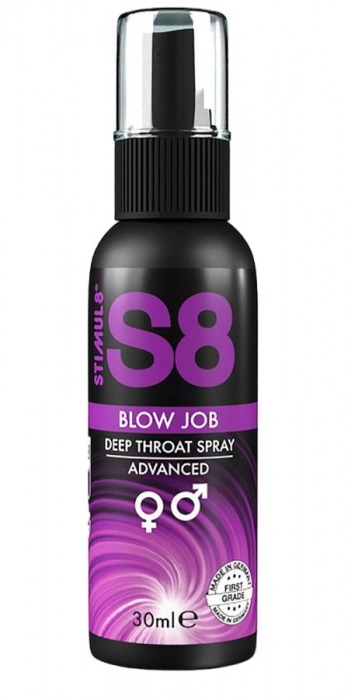Лубрикант для орального секса S8 Deep Throat Spray - 30 мл. - Stimul8 - купить с доставкой в Магнитогорске
