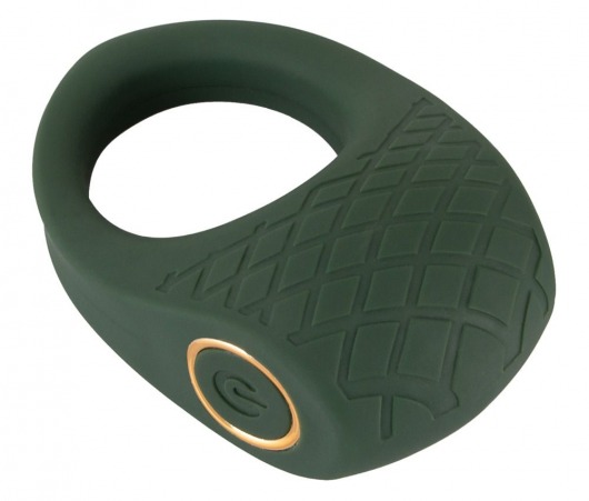 Зеленое эрекционное виброкольцо Luxurious Vibro Cock Ring - Orion - в Магнитогорске купить с доставкой