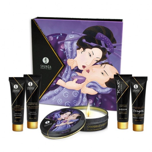 Подарочный набор Geishas secret из 5 предметов - Shunga - купить с доставкой в Магнитогорске