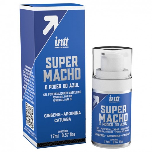 Мужской стимулирующий гель Super Macho - 17 мл. - INTT - купить с доставкой в Магнитогорске