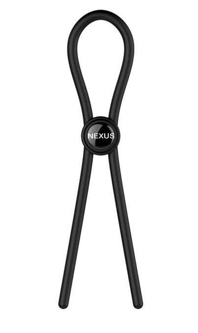 Черное эрекционное лассо Nexus Forge Single - Nexus Range - в Магнитогорске купить с доставкой