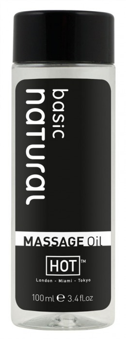Массажное масло для тела Natural Basic - 100 мл. - HOT - купить с доставкой в Магнитогорске