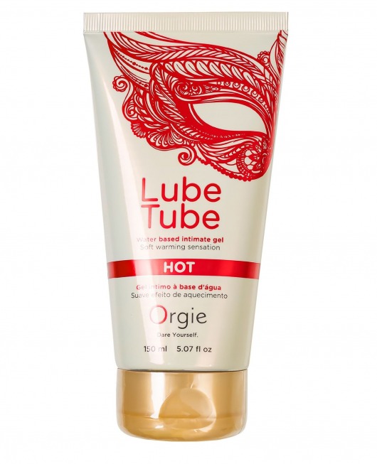 Интимный гель на водной основе Lube Tube Hot с разогревающим эффектом - 150 мл. - ORGIE - купить с доставкой в Магнитогорске