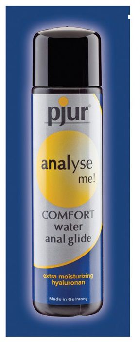 Анальный лубрикант pjur ANALYSE ME Comfort Water Anal Glide - 2 мл. - Pjur - купить с доставкой в Магнитогорске