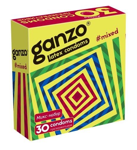 Микс-набор из 30 презервативов Ganzo Mixed - Ganzo - купить с доставкой в Магнитогорске
