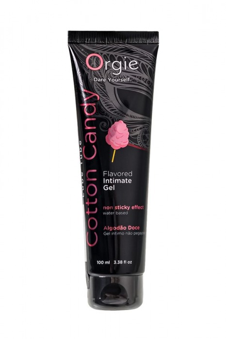 Интимный гель на водной осное Lube Tube Cotton Candy со вкусом сахарной ваты - 100 мл. - ORGIE - купить с доставкой в Магнитогорске