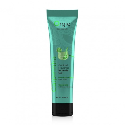Съедобный интимный гель Orgie Lube Tube Cocktail Caipirinha - 100 мл. - ORGIE - купить с доставкой в Магнитогорске