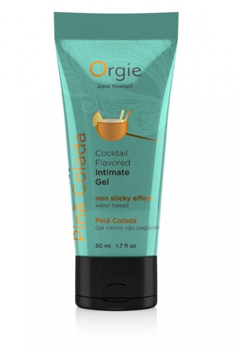 Съедобный интимный гель Orgie Lube Tube Cocktail Pina Colada - 50 мл. - ORGIE - купить с доставкой в Магнитогорске
