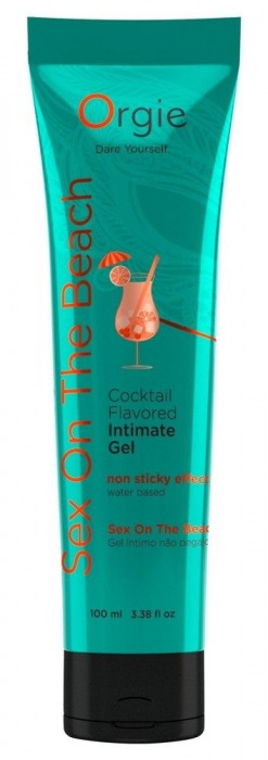 Съедобный интимный гель Orgie Lube Tube Cocktail Sex On The Beach - 100 мл. - ORGIE - купить с доставкой в Магнитогорске