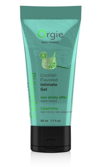 Съедобный интимный гель Orgie Lube Tube Cocktail Caipirinha - 50 мл. - ORGIE - купить с доставкой в Магнитогорске
