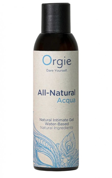Интимный гель на водной основе Orgie All-Natural Acqua - 150 мл. - ORGIE - купить с доставкой в Магнитогорске