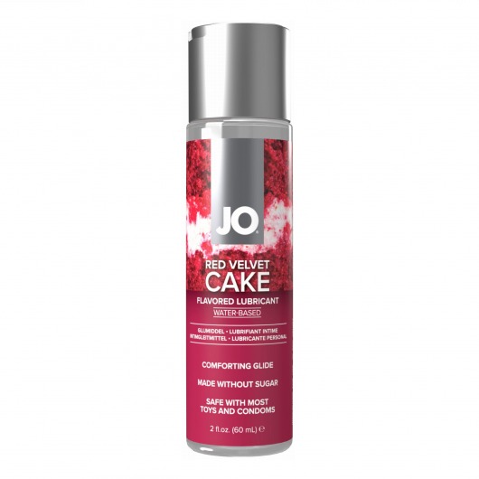 Лубрикант на водной основе JO H2O Red Velvet Cake Flavored Lubricant - 60 мл. - System JO - купить с доставкой в Магнитогорске