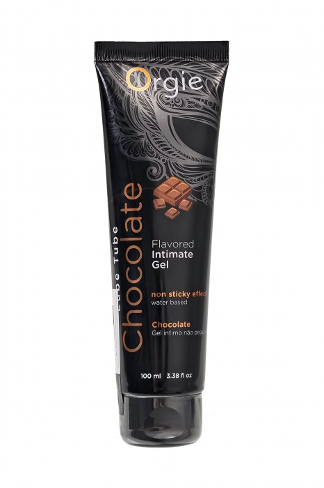 Интимный гель на водной основе Lube Tube Chocolate с шоколадным вкусом - 100 мл. - ORGIE - купить с доставкой в Магнитогорске