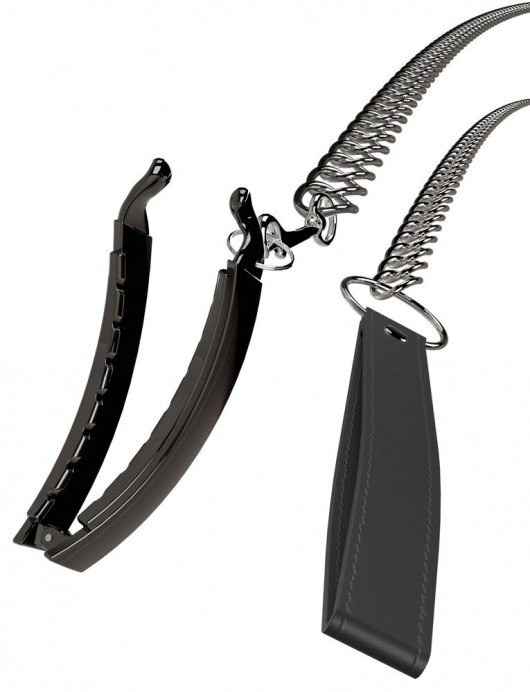 Зажим для половых губ с поводком Pussy Clamp With A Leash - Orion - купить с доставкой в Магнитогорске