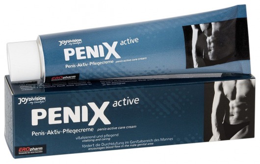 Возбуждающий крем для мужчин PeniX active - 75 мл. - Joy Division - купить с доставкой в Магнитогорске
