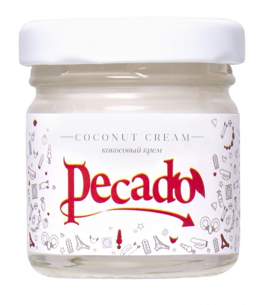 Массажная свеча Сoconut Cream - 35 мл. - Pecado - купить с доставкой в Магнитогорске