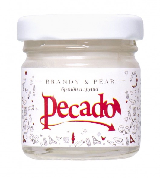 Массажная свеча Brandy   Pear - 35 мл. - Pecado - купить с доставкой в Магнитогорске