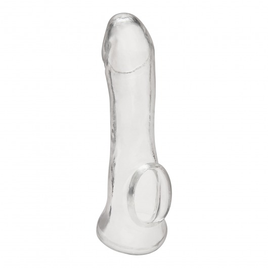 Прозрачная насадка на пенис Transparent Penis Enhancing Sleeve Extension - 15,9 см. - BlueLine - в Магнитогорске купить с доставкой