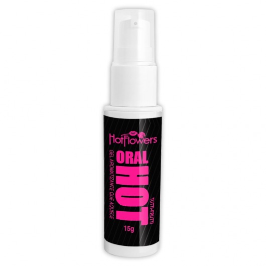 Гель для оральных ласк Oral Hot с согревающим эффектом - 15 гр. - HotFlowers - купить с доставкой в Магнитогорске