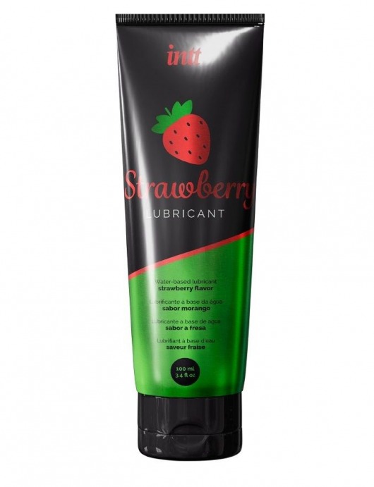 Смазка на водной основе с ароматом клубники Strawberry Lubricant - 100 мл. - INTT - купить с доставкой в Магнитогорске