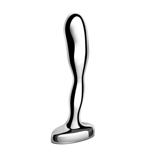 Стальной стимулятор простаты Stainless Steel Prostate Plug - 11,5 см. - b-Vibe - в Магнитогорске купить с доставкой