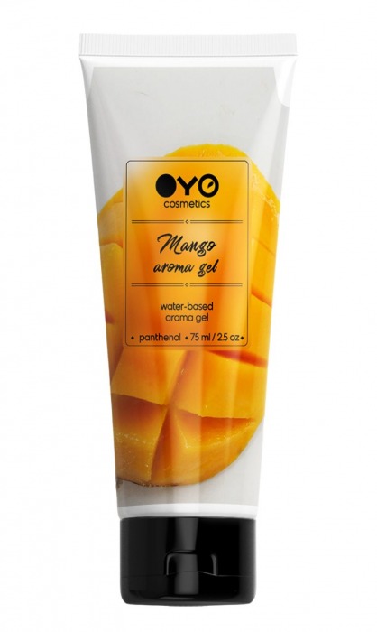 Лубрикант на водной основе OYO Aroma Gel Mango с ароматом манго - 75 мл. - OYO - купить с доставкой в Магнитогорске