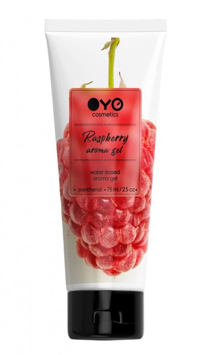 Лубрикант на водной основе OYO Aroma Gel Raspberry с ароматом малины - 75 мл. - OYO - купить с доставкой в Магнитогорске