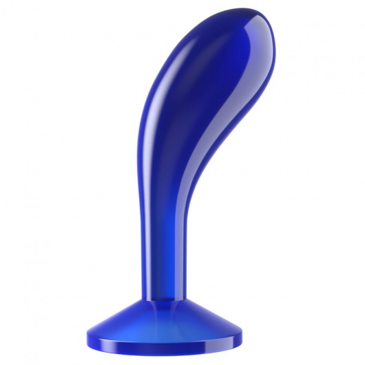 Синяя анальная втулка Flawless Clear Prostate Plug 6.0 - 15 см. - Lovetoy - в Магнитогорске купить с доставкой