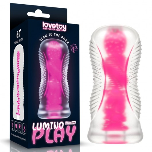 Светящийся в темноте мастурбатор 6.0 Lumino Play Masturbator - Lovetoy - в Магнитогорске купить с доставкой