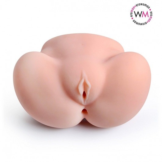 Реалистичный мастурбатор с двумя функциональными отверстиями - Erowoman-Eroman - в Магнитогорске купить с доставкой
