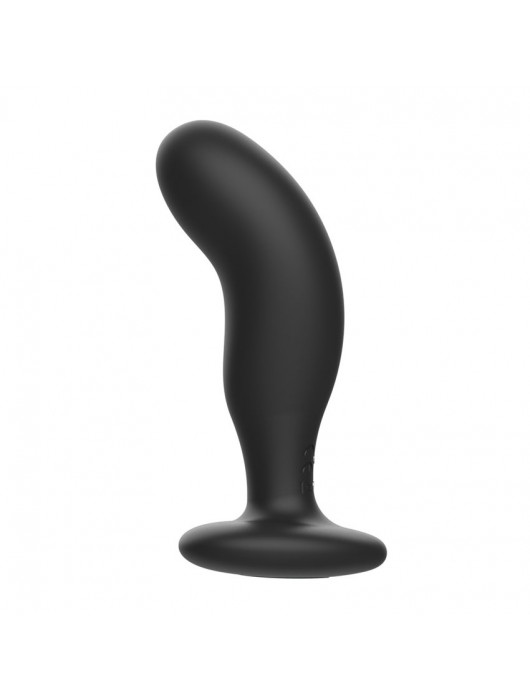 Черный анальный вибратор с пультом ДУ - I-MOON