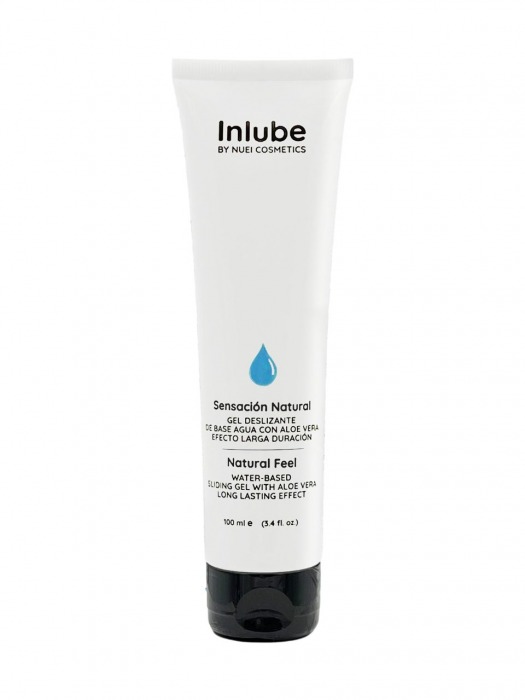 Интимный лубрикант с алоэ вера Inlube Natural Feel - 100 мл. - Nuei cosmetics - купить с доставкой в Магнитогорске