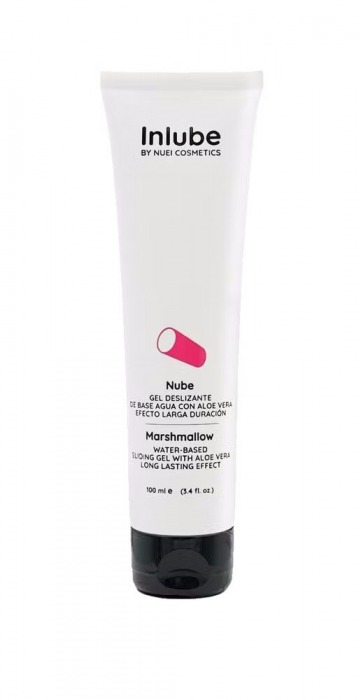 Лубрикант на водной основе Nuei Inlube с алоэ вера и ароматом маршмеллоу -100 мл. - Nuei cosmetics - купить с доставкой в Магнитогорске