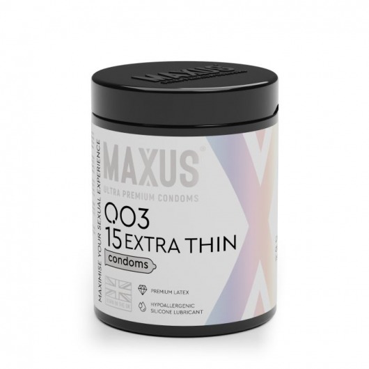 Экстремально тонкие презервативы MAXUS 003 Extra Thin - 15 шт. - Maxus - купить с доставкой в Магнитогорске