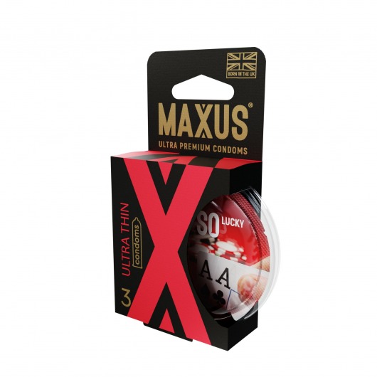 Ультратонкие презервативы MAXUS AIR Ultra Thin - 3 шт. - Maxus - купить с доставкой в Магнитогорске