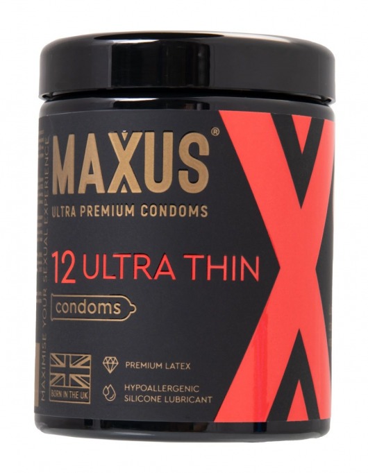 Ультратонкие презервативы MAXUS Ultra Thin - 12 шт. - Maxus - купить с доставкой в Магнитогорске