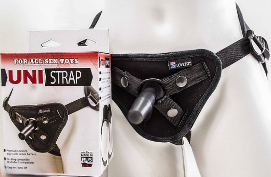 Универсальные трусики Harness UNI strap с корсетом - LOVETOY (А-Полимер) - купить с доставкой в Магнитогорске