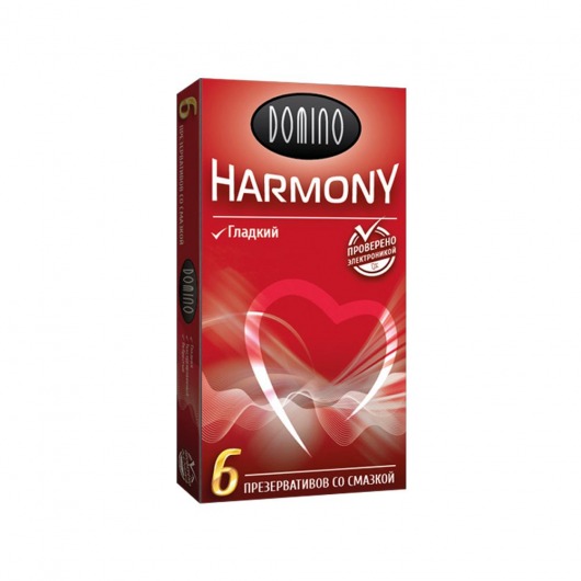 Гладкие презервативы Domino Harmony - 6 шт. - Domino - купить с доставкой в Магнитогорске