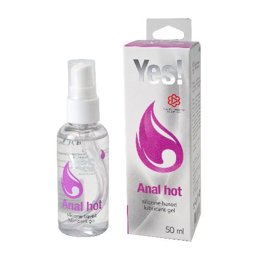 Согревающая силиконовая гель-смазка Yes Anal hot - 50 мл. - Sitabella - купить с доставкой в Магнитогорске