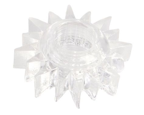 Прозрачное гелевое эрекционное кольцо-солнце - Toyfa Basic - в Магнитогорске купить с доставкой