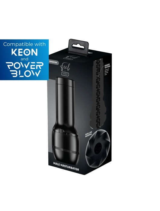 Черный мастурбатор FeelSensation Stroker - Kiiroo - в Магнитогорске купить с доставкой