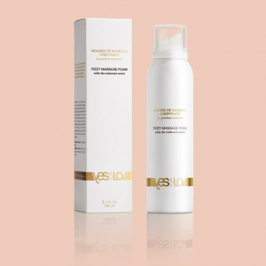 Массажная пена Fizzy Massage Foam - 150 мл. - YESforLOV - купить с доставкой в Магнитогорске